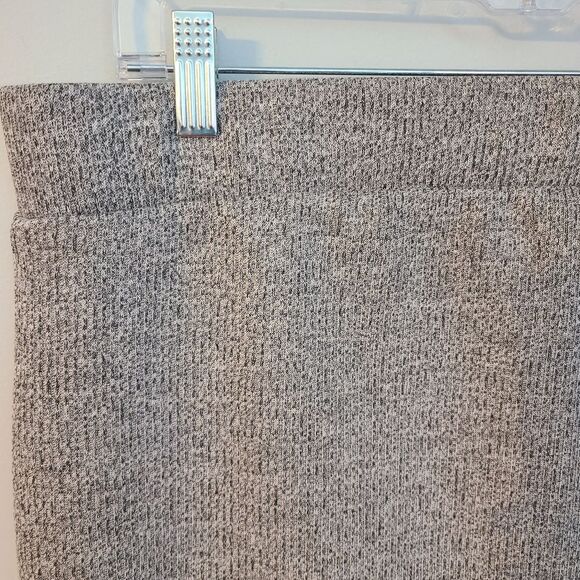 Torrid Grey Ribbed Zip Front Womens 3X Bodycon Pencil Thick Skirt Careerwear - Picture 6 of 12